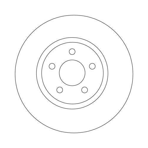 Set discuri frana Chrysler Pt Cruiser (Pt ), Pt Cruiser Cabriolet, 1.6, 2.0, 2.2 CRD, 2.4, punte fata, 280x23, ventilat, TRW