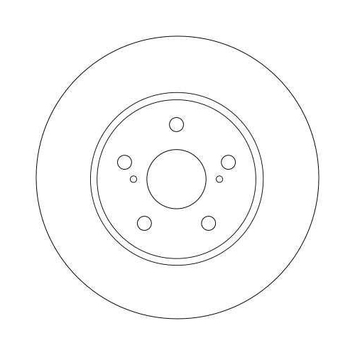 Set discuri frana Lexus Es (Mcv, Rx (Mcu15); Toyota Camry Sedan ( V3 ), Highlander / Kluger ( U2 ), Previa 2 ( R3 ), punte fata, 296x28, ventilat, TRW