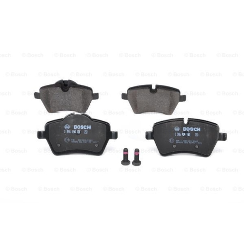 Set placute frana BOSCH 0986494168 fata Mini Mini Cabriolet (R57) Mini Roadster (R59) Mini Cupe (R58) Mini Cabriolet (R52) Mini (R50, R53) Mini Clubman (R55) Mini (R56)