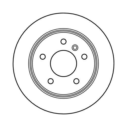 Set discuri frana spate TRW, Mercedes Clasa A (W168), 07.1997-08.2005, Vaneo (414), 02.2002-07.2005, spate; puntea spate; Tip frina : diSC / tambur; Sistem de franare : hidraulic