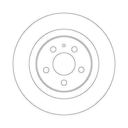 Set discuri frana spate TRW, Citroen C8, 2002-; Fiat Ulysse, 1994-2011; Lancia Phedra 2002-2010; Peugeot 807 (E), 2002-, spate; puntea spate