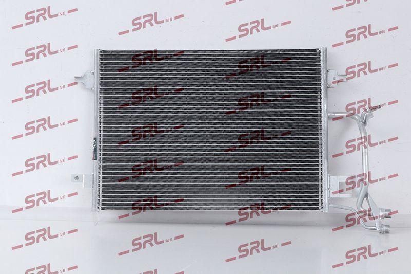 Condensator climatizare AC Audi A4 94-00; Vw Passat (B5) 97-00, motor: 1.6, 1.8, 1.8 T, 1.9 TD, 1.9 TDI, 2.4 V6, 2.6 V6, 2.8 V6, Condenser fara uscator , 610 (580)x417x18, SRLine, miez si rezervor din aluminiu brazat, 8D0260401A; 8D0260401C
