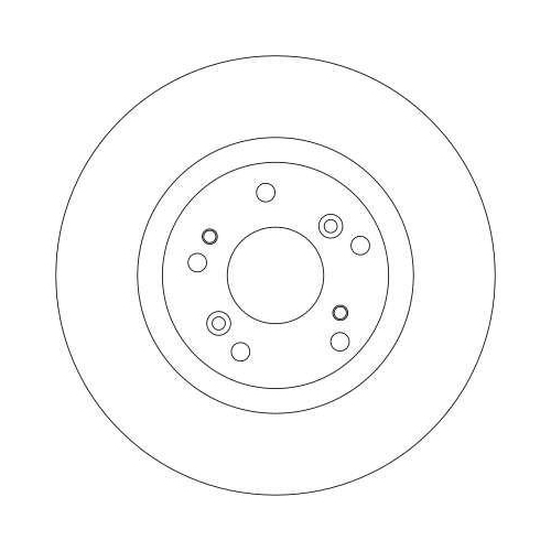 Set discuri frana Honda Civic 7 Hatchback (Eu, 2.0 Type-R (EP3), punte fata, 300x25, ventilat, TRW