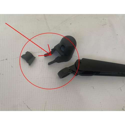 Brat stergator luneta cu lamela Bmw Seria 1 E81, E87 2003-, X1 E84 2009-, lungime lamela : 292mm, 61627138507; CAPAC CRAPAT