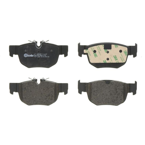 Placute frana Jaguar F-Pace (X761) 09.15-; Land Rover Range Rover Velar (L560) 03.17-, Spate, BREMBO