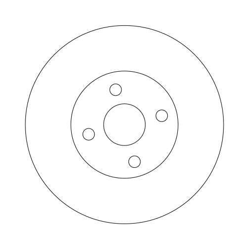 Set discuri frana Toyota Corolla Estate ( E12 ), Corolla Verso ( E12 ), Matrix ( E13 ), 2.0 D-4D (CDE120_), 1.6 VVT-i (ZZE121_), 1.8 VVT-i (ZZE122_), 1.8 4WD (ZZE13_), 1.8 VVTi, punte fata, 275x25, ventilat, TRW