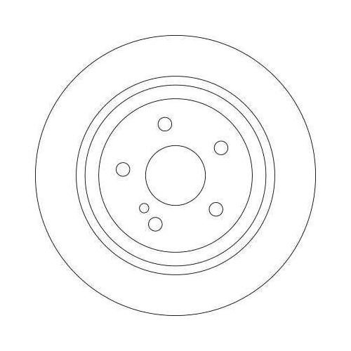 Set discuri frana Mercedes S-Class (W220), S-Class Coupe (C215), punte spate, 300, ventilat, TRW