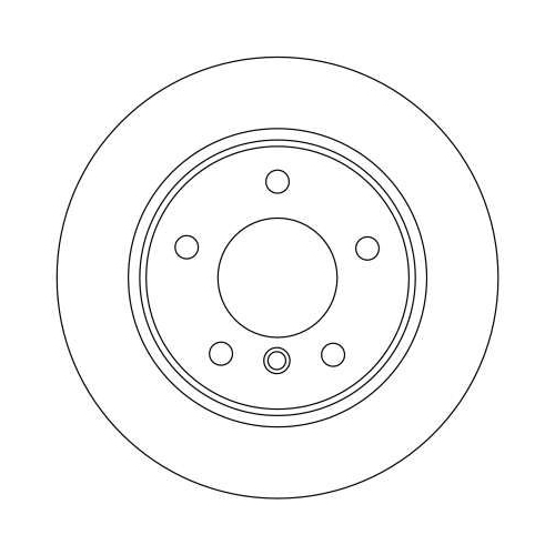 Set discuri frana spate TRW, Bmw Seria 1 (E81), 09.06-09.2012, 1 (E87), 02.03-01.2013, spate; puntea spate