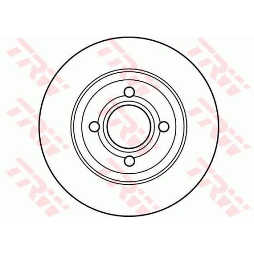 Disc frana Trw DF2597, parte montare : Punte fata Disc frana Trw DF2597, parte montare : Punte fata