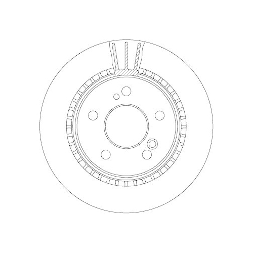 Set discuri frana Mercedes 124 T-Model (S124), C-Class (W203), E-Class T-Model (S124), Slk (R171), 300 TE-24 (124.091), C 200 Kompressor (203.045), E 320 T (124.092), 200 Kompressor (171.442), punte spate, 278x20, ventilat, TRW