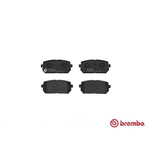 Placute frana Kia Carens 3 Mpv (Un) 05.06-12.13, Spate, BREMBO
