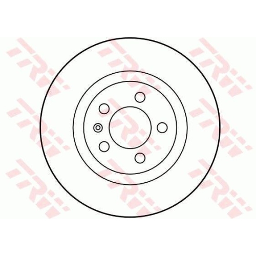 Disc frana Audi A3, 09.1996-06.2003, Leon, 11.1999-06.2006, Toledo 2, 10.1998-05.2006, Octavia Estate, 07.1998-12.2010, Bora, 10.1998-09.2005, Golf 4 Variant, 05.1999-06.2006, New Beetle, 0, TRW