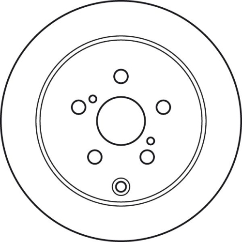 Set discuri frana spate TRW, Toyota Celica Cupe (T23), 08.1999-03.06, Prius Liftback ( W2 ), 09.03-12.2009, spate; puntea spate; Tip frina : frane disc; Sistem de franare : hidraulic