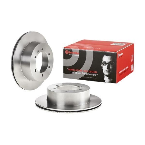 Set disc frana Nissan Patrol Gr 2 Estate (Y61) 06.97-, Patrol Gr 4 (Y60 Gr) 08.87-02.98, Patrol Iii/2 Hardtop (K260) 10.84-04.98, Spate, 316X18mm, ventilat, BREMBO