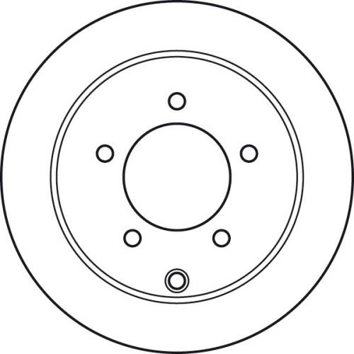 Set discuri frana spate TRW, Mitsubishi Lancer VII, 03.2000-12.2013, Lancer VIII, 03.2007-, Lancer VIII Sportback (Cx A), 10.2007-, spate; puntea spate