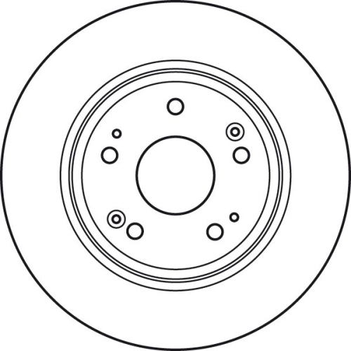 Set discuri frana spate TRW, Honda Accord Ix Sedan (Cr), 09.2012-, Accord VIII (Cu), 04.2008-, Accord VIII Combi (Cw), 07.2008-, spate; puntea spate