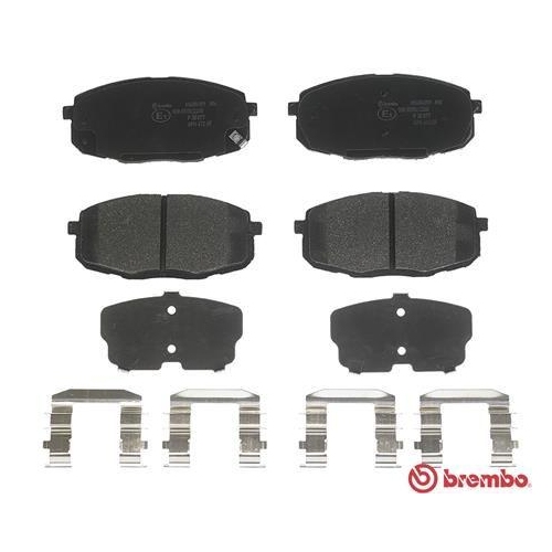 Placute frana Kia Soul 2 (Ps) 02.14-12.18, Soul 3 (Sk3) 01.19-, Fata, BREMBO