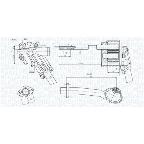 Pompa ulei Audi A4 B5 (8d2) 11.94-12.01, A6 C4 06.94-10.97, A6 C5 (4b2) 01.97-12.05, A6 C5 Avant (4b5) 11.97-01.05, Cabriolet B3 (8g7) 05.91-08.00; Vw Passat B5 (3b2) 08.96-12.01, MAGNETI MARELLI