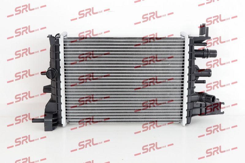 Radiator Dacia Dokker 12-, Duster 17-, Lodgy 12-, Logan 12-, Sandero 12-, motor: 1.5 dci, radiator temperatura joasa; intrare/iesire conectare rapida, 281x208x52, SRLine, Aluminiu/ Plastic brazat, 214106421R