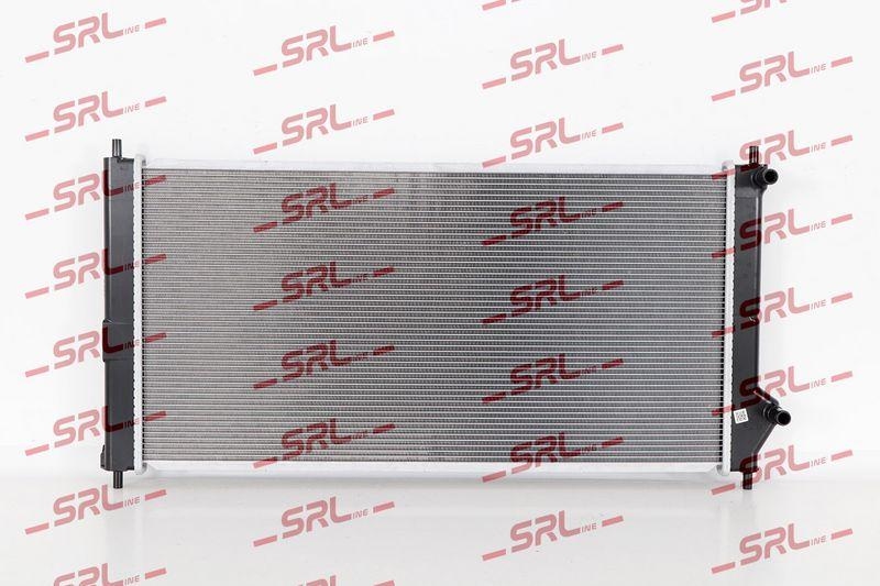 Radiator Toyota Auris 12-, motor: 1.2 Turbo, radiator temperatura joasa, 675x336x16, SRLine, Aluminiu/ Plastic brazat, 165500Y010; 165500Y060