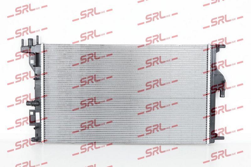 Radiator Dacia Duster 17-, motor: 1.5 dci, radiator auxiliar; iesire - conector rapid stanga, 650x395x16, SRLine, Aluminiu/ Plastic brazat, 214107273R
