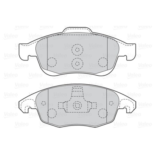 VALEO set placute frana,frana disc FIRST