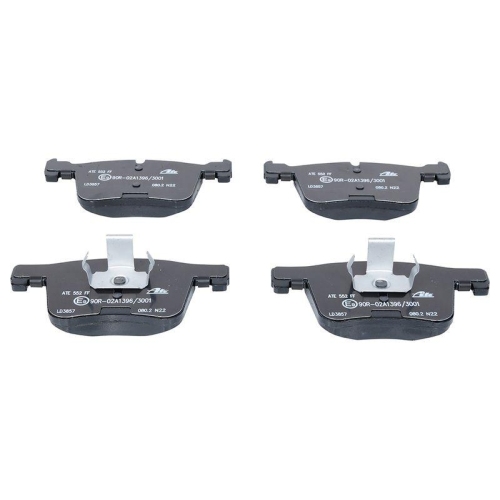 Set placute frana fata ATE, Bmw Seria 1 (F20/F21), 2011-, Seria 2 (F22/ F23, F87), 2014-, Seria 3 (F30/F31, F80, F34), Seria 4 (F32/F33, F36, F82/F83), X3 (F25), 2010-2017, X4 (F26), 2013-2018, Fata; puntea fata