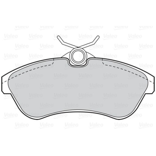 VALEO set placute frana,frana disc FIRST