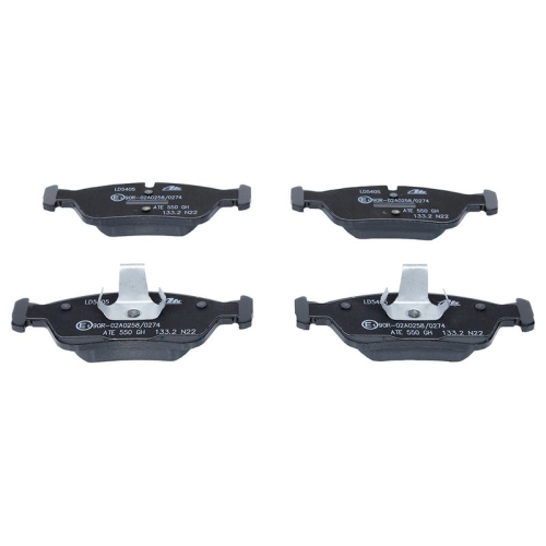 Set placute frana fata ATE, Bmw Seria 3 (E36, E46), 1990-2007, Z3 (E36), 1995-2003, Z4 (E85), 2003-2009, Fata; puntea fata; Sistem de franare : hidraulic