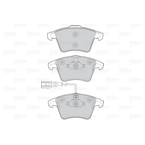VALEO set placute frana,frana disc FIRST