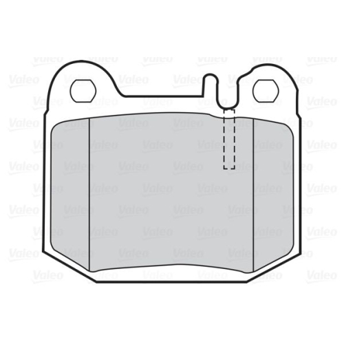 VALEO set placute frana,frana disc FIRST