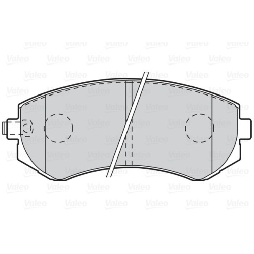 VALEO set placute frana,frana disc FIRST