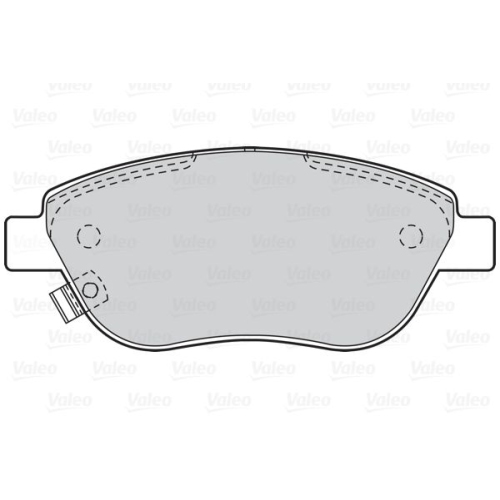 VALEO set placute frana,frana disc FIRST