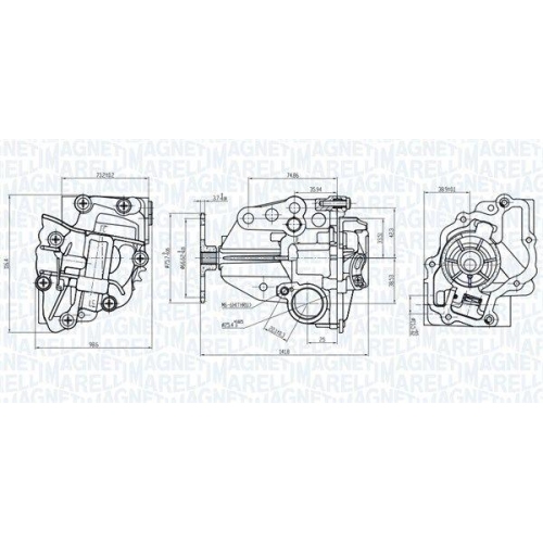 Pompa ulei Fiat Talento Box (296), Talento Bus (296), Talento (296); Mercedes Clasa C (W205), Clasa C T-Model (S205), Vito Box (W447), Vito Mixto Extended Double Cabine Truck, Vito Tourer (W447); Nissan Nv300 Box (X82), Nv300 Estate (X82), Nv300 (X82), Qa
