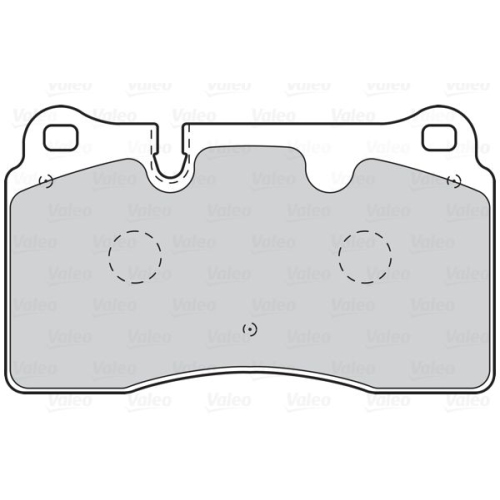 VALEO set placute frana,frana disc FIRST