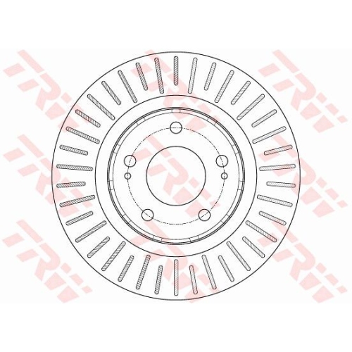 Disc frana Citroen C-Crosser, 02.2007-, Asx, 01.2010-, Lancer Sportback, 10.2007-, Outlander 2001-, 4007, 02.2007-2012, TRW