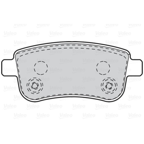 VALEO set placute frana,frana disc FIRST