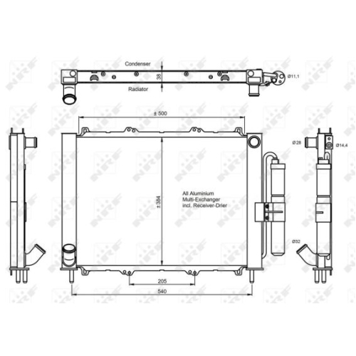 NRF Condensator, climatizare