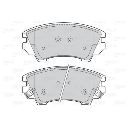 VALEO set placute frana,frana disc FIRST