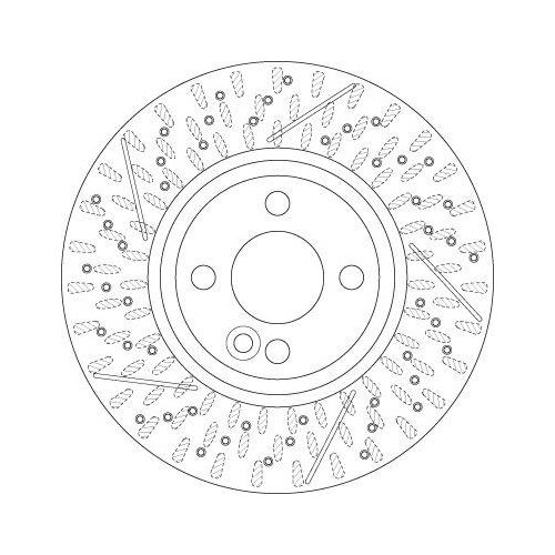 Set discuri frana Mini Mini (R50, Mini (R56), Mini Cabriolet (R52), Mini Clubman (R55), Mini Clubvan (R55), Mini Convertible (R57), Mini Coupe (R58), punte fata, 294x22, ventilat perforat, TRW