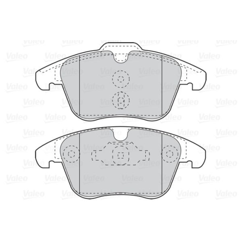 VALEO set placute frana,frana disc FIRST