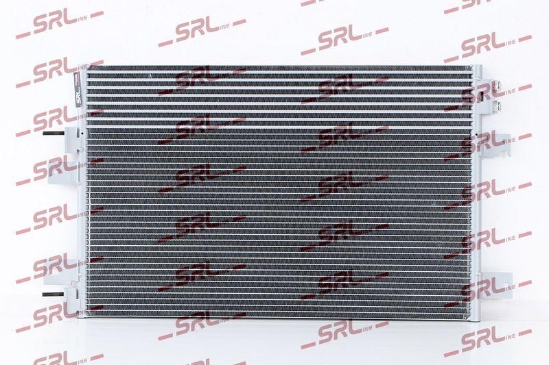 Condensator climatizare AC Chrysler Sebring 07-10; Dodge Avenger 08-13, Caliber 06-12; Jeep Compass 06-, Patriot 06-, motor: 2.0, 2.0 CRD, 2.4, 2.7 V6, Condensator cu racitor ulei integrat in cutie viteze, 675(625)x422x16, SRLine, brazat, 5191277AA