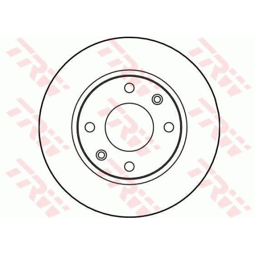 Disc frana Trw DF2815, parte montare : Punte fata