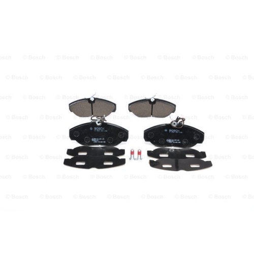 Set placute frana punte fata Citroen Jumper (230) 1994-2005; Fiat Ducato (230/290) 1989-2005; Peugeot Boxer Bus (230) 1994-2005, Bosch 0986424030