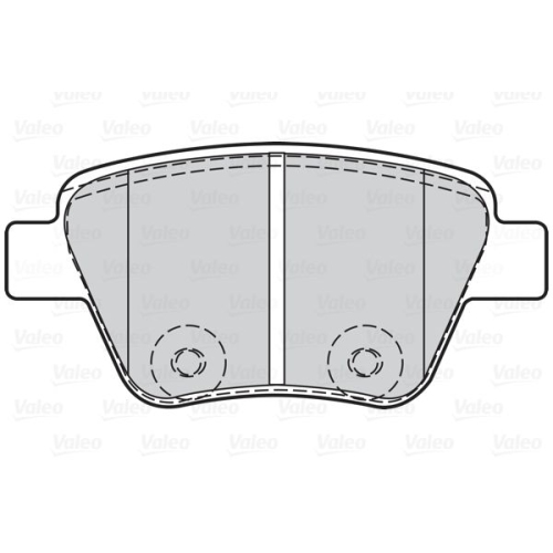 VALEO set placute frana,frana disc FIRST
