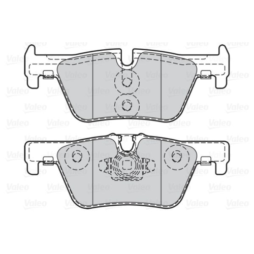 VALEO set placute frana,frana disc FIRST