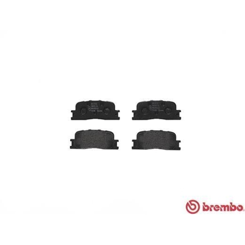 Placute frana Lexus Es (Mcv Vzv) 08.96-06.08; Toyota Camry Sedan ( V3) 08.01-11.06, Highlander / Kluger ( U2) 06.00-12.10, Spate, BREMBO
