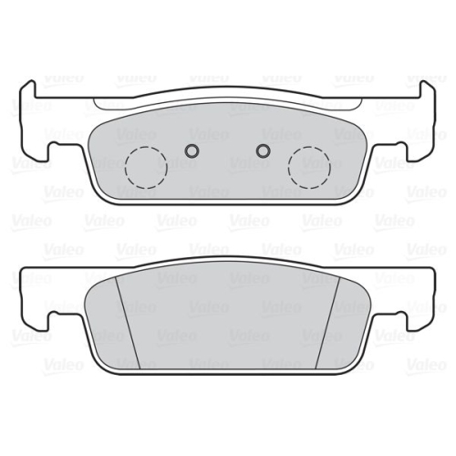 VALEO set placute frana,frana disc FIRST