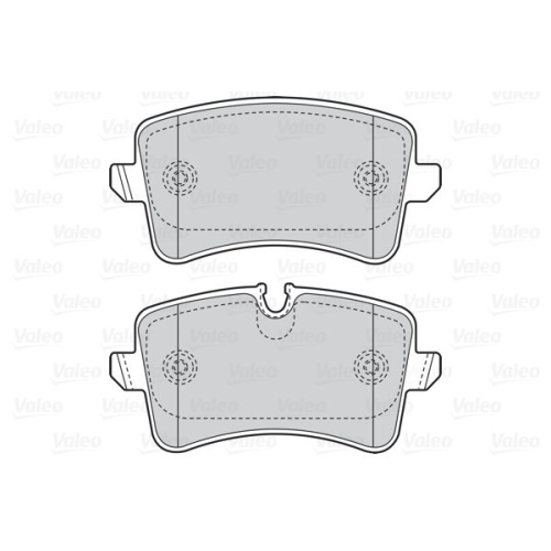 VALEO set placute frana,frana disc FIRST