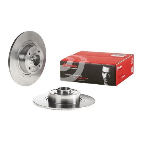 Set disc frana Renault Grand Scenic 2 (Jm0/1) 04.04-06.09, Megane 2 Box / Estate (Km) 08.03-07.09, Megane 2 Estate (Km0/1) 08.03-08.12, Megane 2 Hatchback Van (Km0/2) 08.03-07.09, Scenic 2 (Jm0/1) 06.03-07.10, Spate, 270X10mm, plin, BREMBO